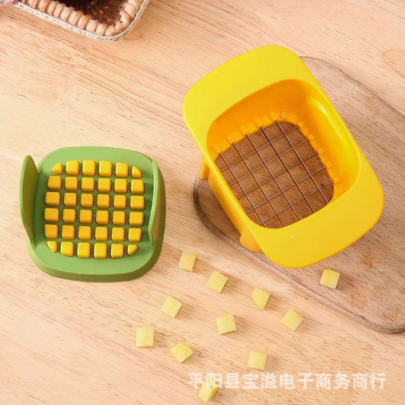 Factory Wholesale 2 In 1 Manual Vegetable Chopper Dicing & Slitting Vegetable Chopper Stainless Steel Mandoline Slicer