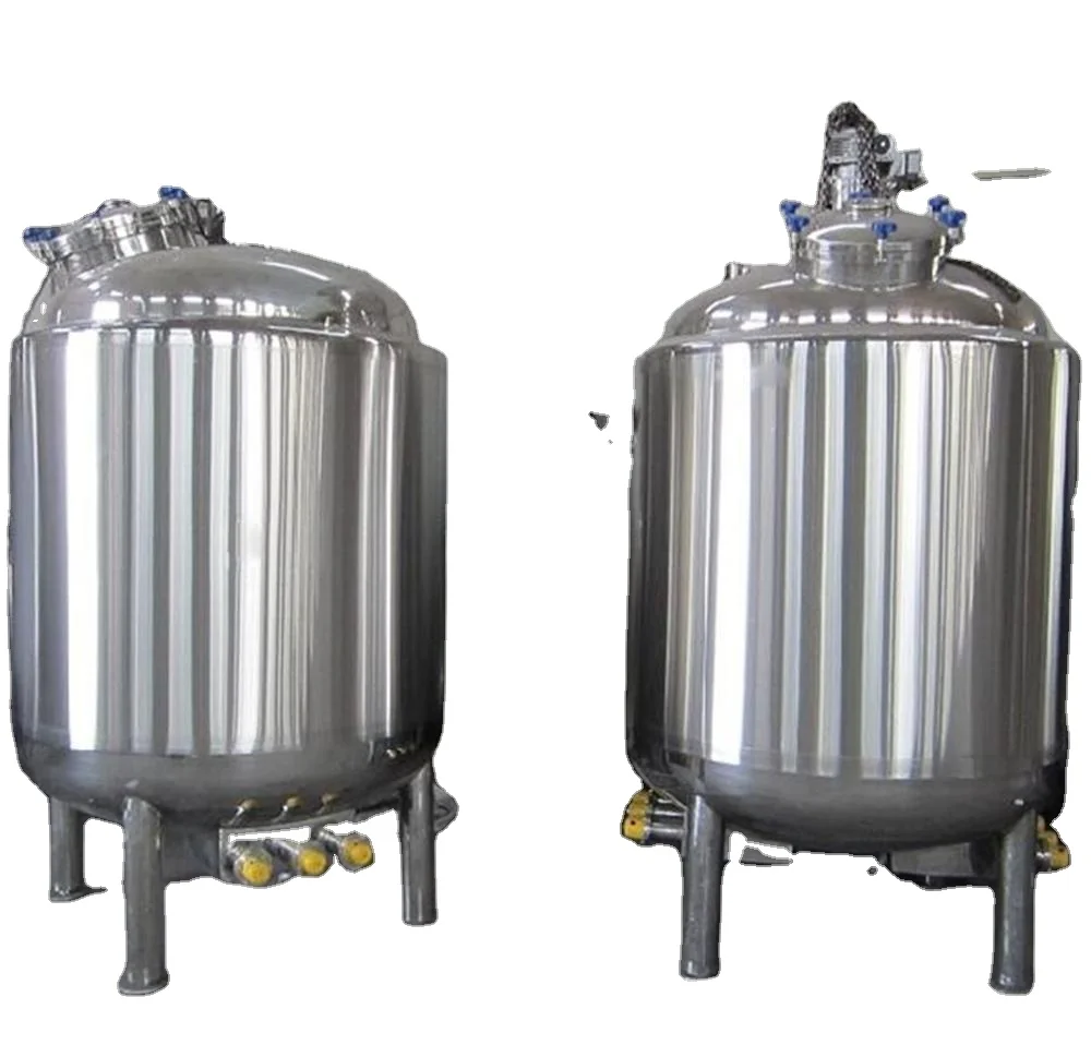 Hot water heating tank Steam heating/cold water cooling mixing tank