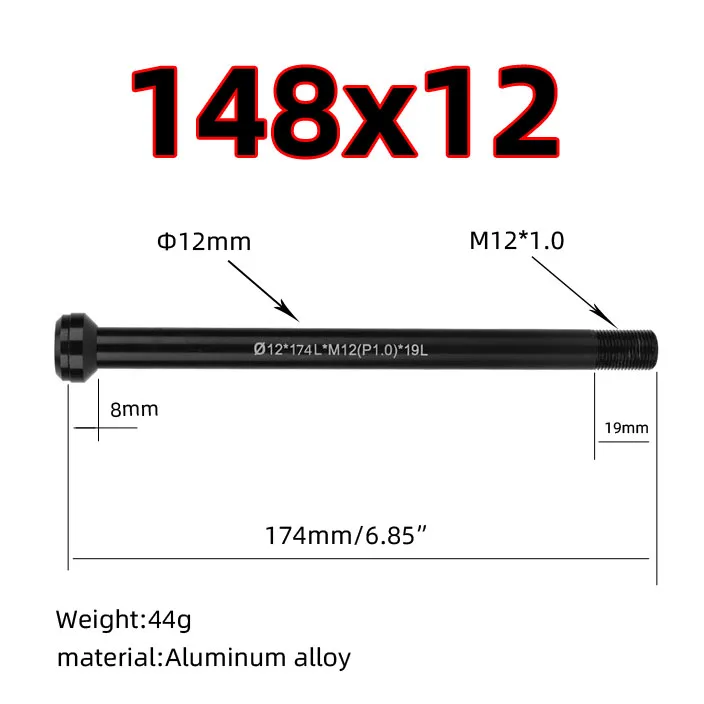  Bicycle Wheel Fork Axle Front Rear Thru Adapter for Canon Dell Lightni Road Moutain Bike 100*12 142*12
