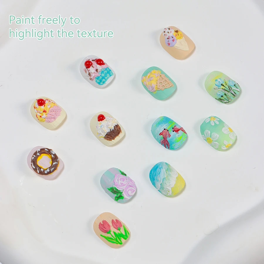 Vinimay Brand 3-Design Styles Gel Polish Nail Art Painting Gel  Premium Nail Paint for Stylish Nail Art