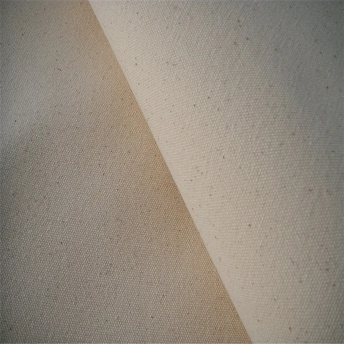25OZ pure cotton strong strength cotton greige canvas fabric for bags tent tarpaulin for luggage for cover
