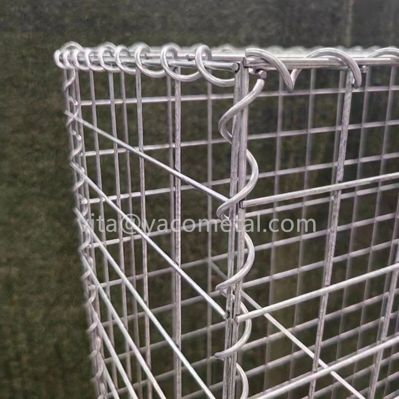 2x1x1 2 дюйма x 4 сварная габионная коробка каменные клетки сетка цена