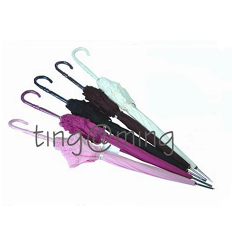 Gift Umbrella Manufacture Manufacture 60cm 8K Special Curved Handle Colorful Ladies Fashion Stick Umbrella