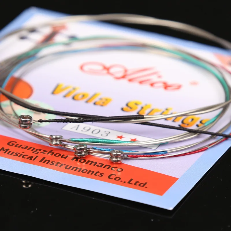 musical instrument accessories Alice A903 silver alloy steel core wire violin strings viola strings