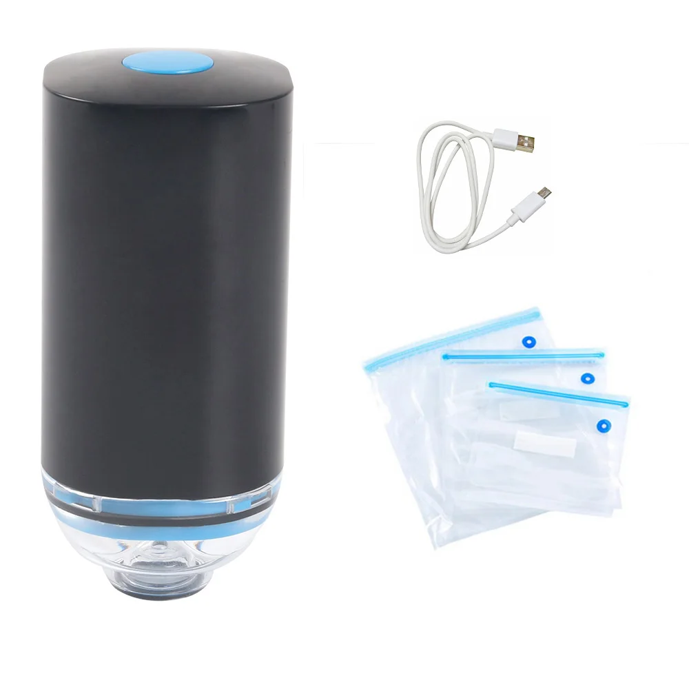 2021 CE ROHS бытовой USB Вакуумный упаковщик пищевой вакуумный ручной с