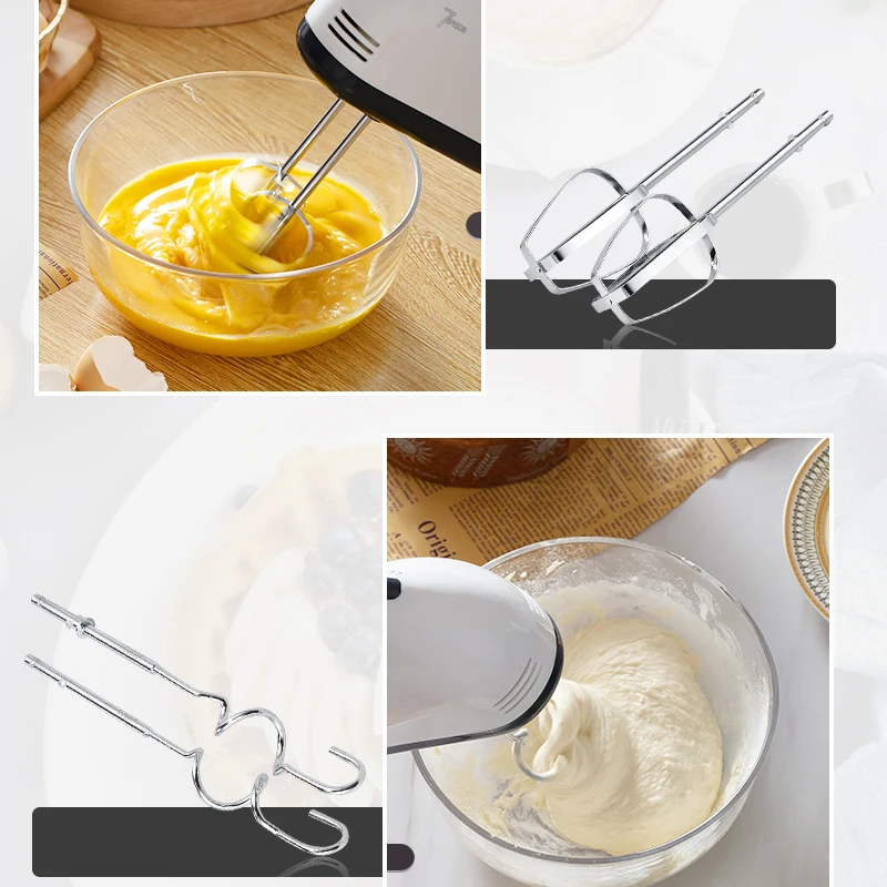 Kitchen Appliances Commercial Blender Cake Cream High Power 7 Speeds Plastic Electric Hand Mixer Egg Mixer
