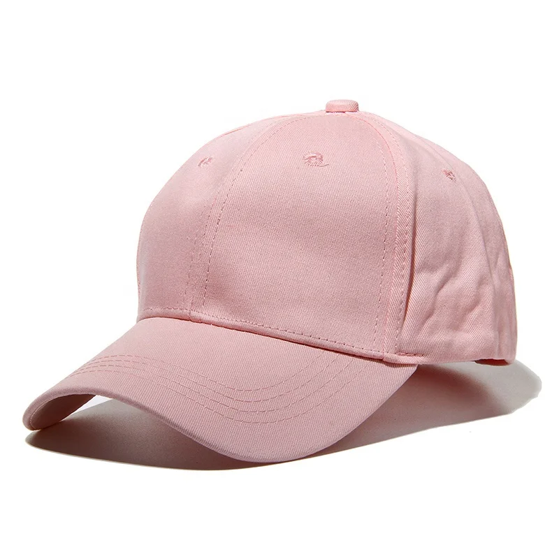 Custom Logo blank plain cotton baseball caps 6 panel dad hats colorful sports cap