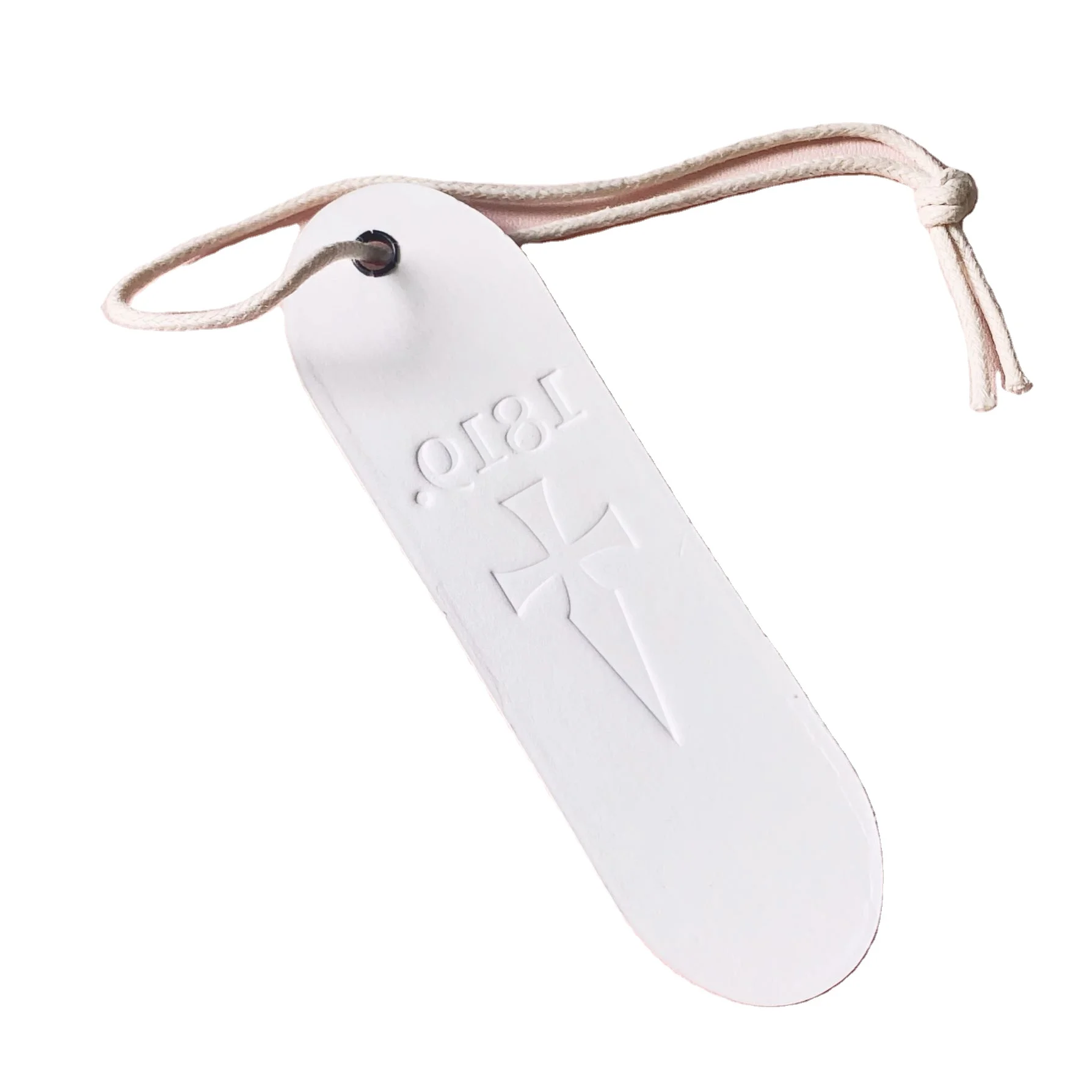 Модные этикетки для одежды с логотипом на заказ, белые бирки для одежды без покрытия, тисненые качели, этикетки для одежды, специальные бумажные бирки