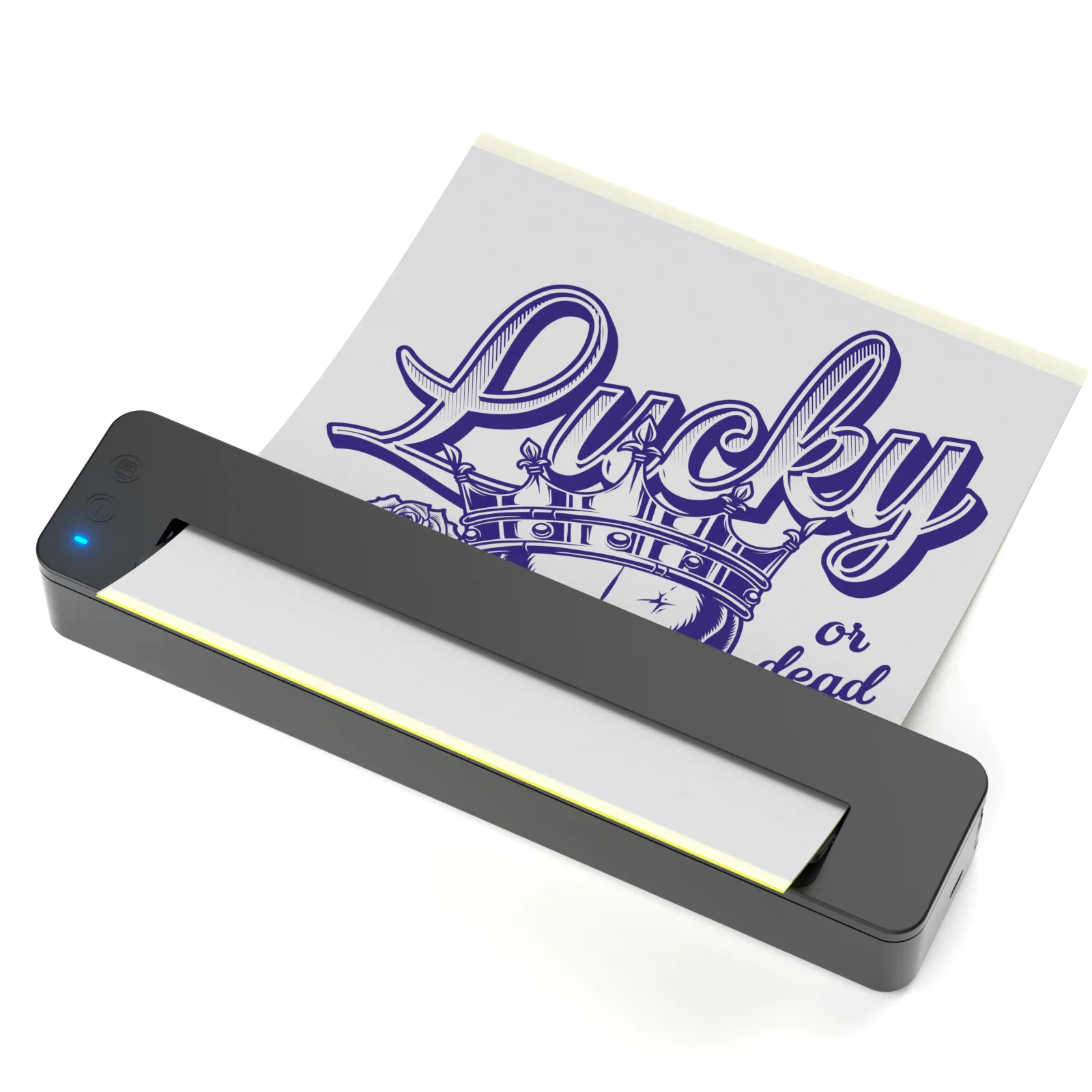 2024 Small Size Bluetooth Wireless Control Power Saving Easy Operation Tattoo Transfer Stencil Printer Machine for Studio Use