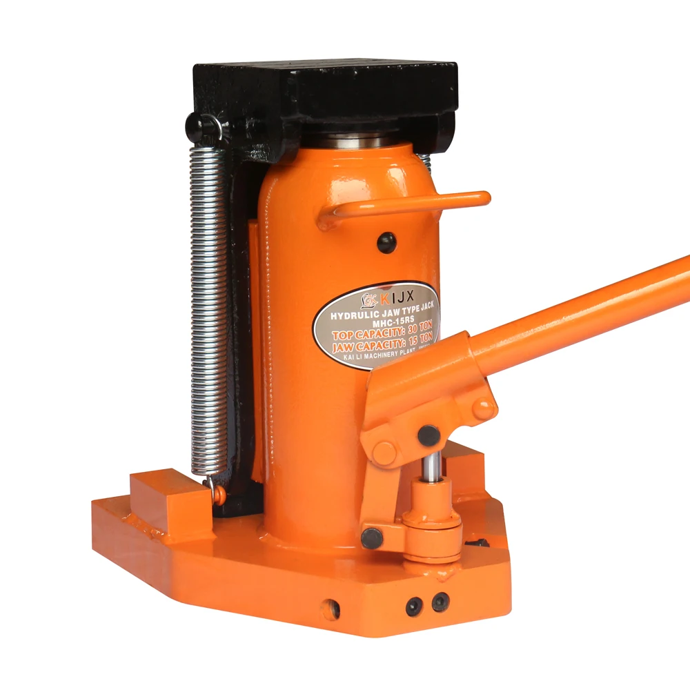 MHC-15RS factory wholesale 30t 15t high strength small hydraulic Toe Claw Jack for machine container cargo lifting and moving