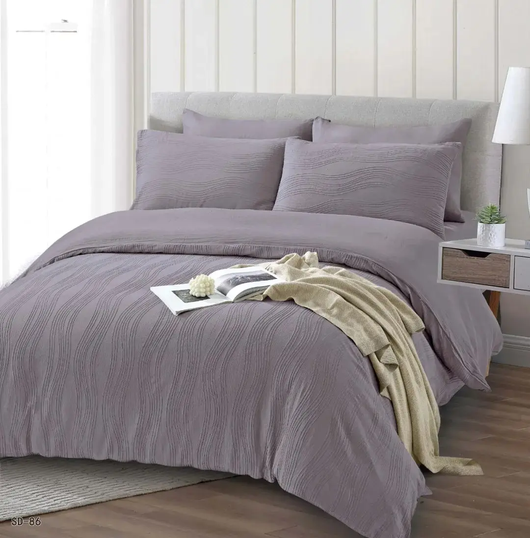 Jacquard Boho Fluffy Duvet Cover Set 3 Pieces Fuzzy  Duvet Comforter Cover Set