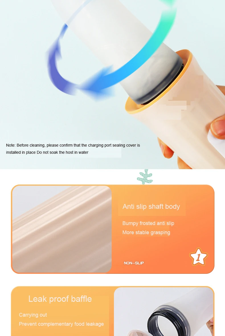 2023 New Innovative Baby Food Machine Wireless Machine for Baby Food Blender Processor Feeder Fresh Grind Baby Food Makersr