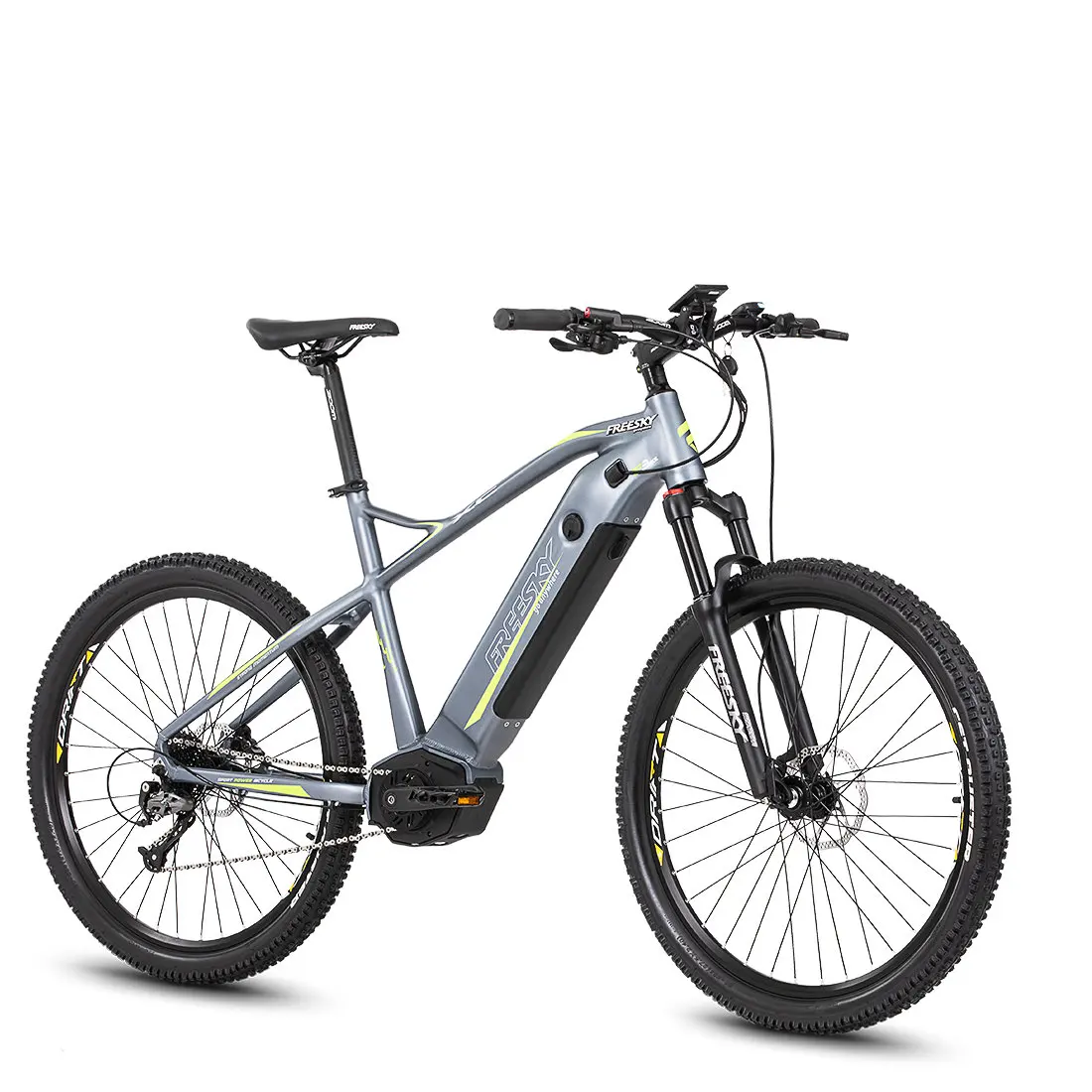 
YANSAN Mid Drive Electrical Mountain Bike Pedal Assist Ebike Center Motor Electronic Cycle Bicycle for Men X-1E 