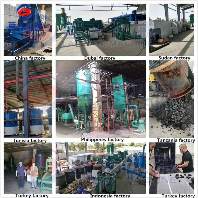 Sawdust bbq charcoal coal briquette making machine