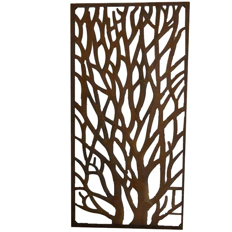 Decorative Metal Panels Exterior / Laser Cut Screen Art Designs
