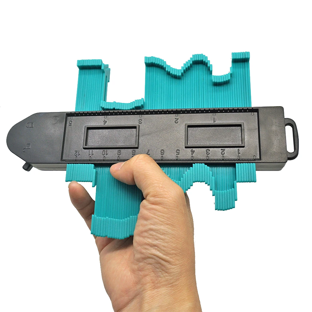 
2021 New Generation Durable ABS material 5 Inch with Lock Plastic Contour Gauge 