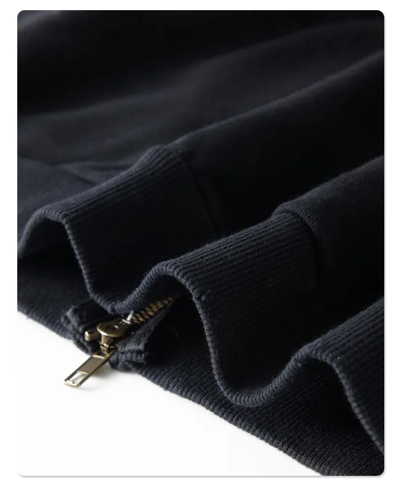 Custom  Stone Acid Wash Zip Up Hoodie Distressed Zipup Sunfaded Sun Faded French Terry Thick Double ZipUp Hoodie Men