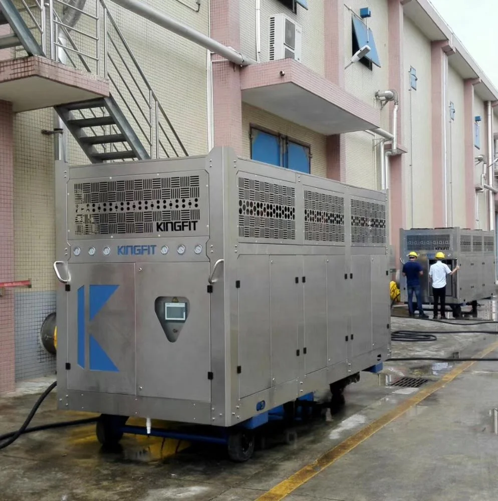 Kingfit equipment 150 ton air cooled type cooling system low temperature grain chiller