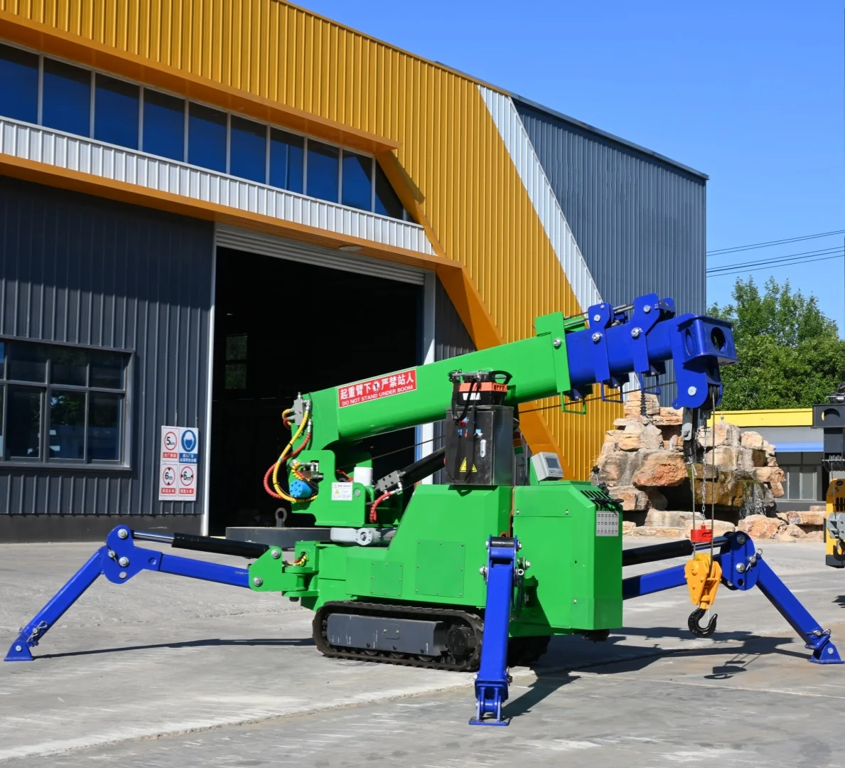 High Quality Crane Spider 19m 8ton Crawler Crane Spider Lifting Crane With Fly Jib Low Price