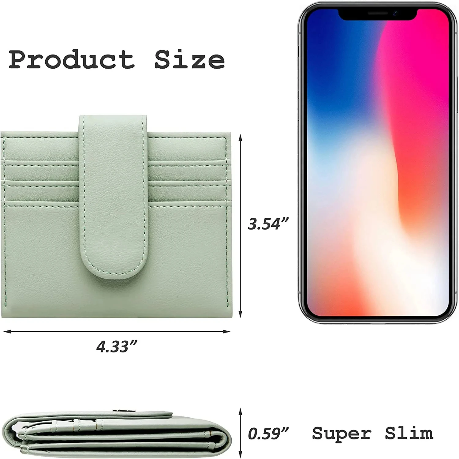 Ультратонкий двухсторонний кошелек для кредитных карт