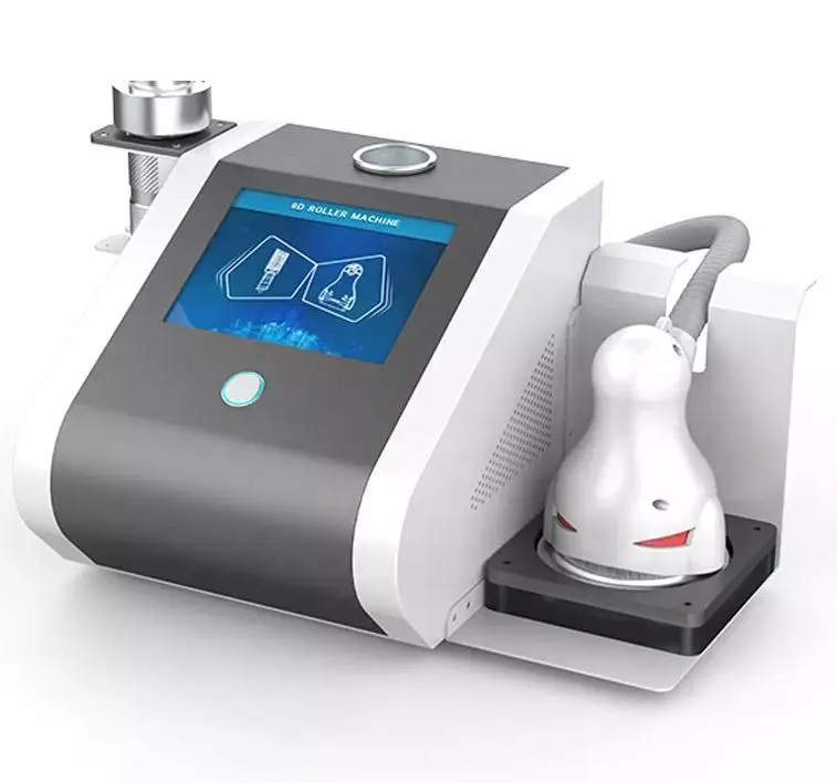 Ролик вращающийся на 360 градусов для массажа с дальним инфракрасным излучением, вакуумное всасывание, лимфатический дренаж, ролик 5d для скульптурирования тела, ролик для целлюлита