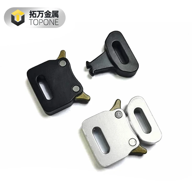 13mm Small Metal Chain Necklace Buckle Zinc Alloy Tactical Sling Bag Strap Buckle