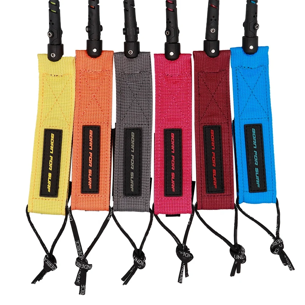 UNDERICE New Design Multi Color Surf Ankle Leashes Custom Color Logo Pro Surf For Longboard Straight Surfboard Leash