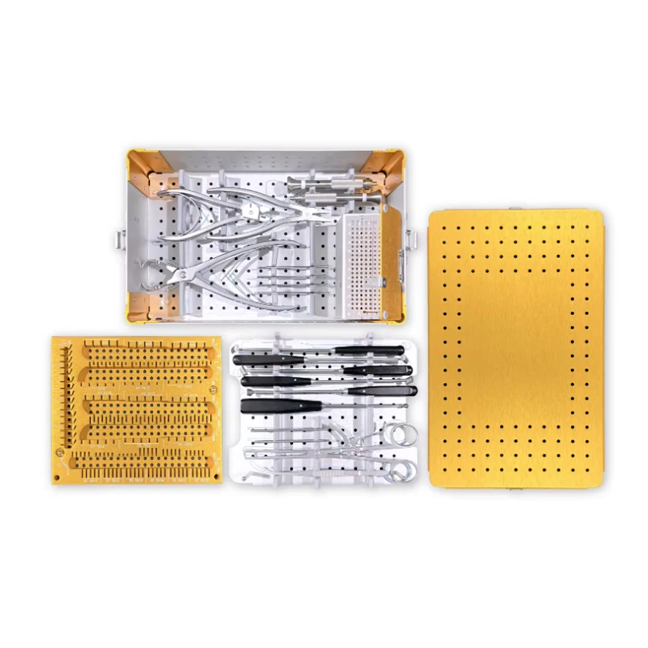 Hot Selling Stainless Steel Durable Surgical Orthopedic 4.5 Cannulated Instrument Set Implant Kit
