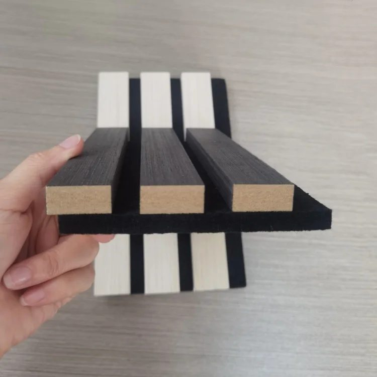 Akupanel Board Sound Insulation Sound Proof Foam Wood Slat Acoustic Noise Cancelling Wall Panels for Walls