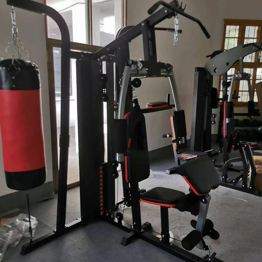 
2021 updated body exercise multi station home gym 3 station multi gym fitness machine equipment 