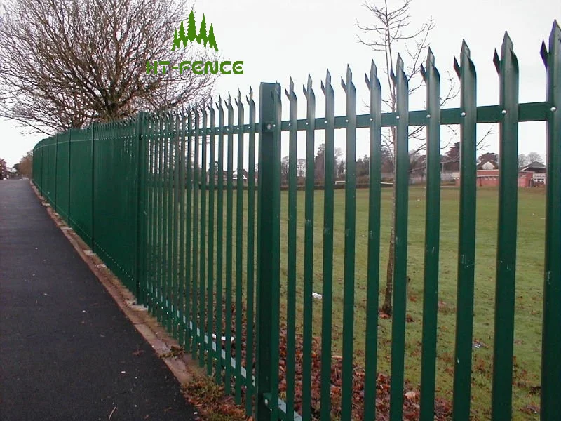 HT-FENCE Европейский садовый алюминиевый край частокол прочный металлический стальной забор Европейского типа