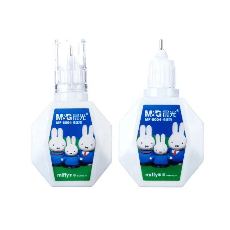 M&G 18ml Double-End Plastic Masking Corrector White Stationery Pens for School Use Writing Correction Fluids