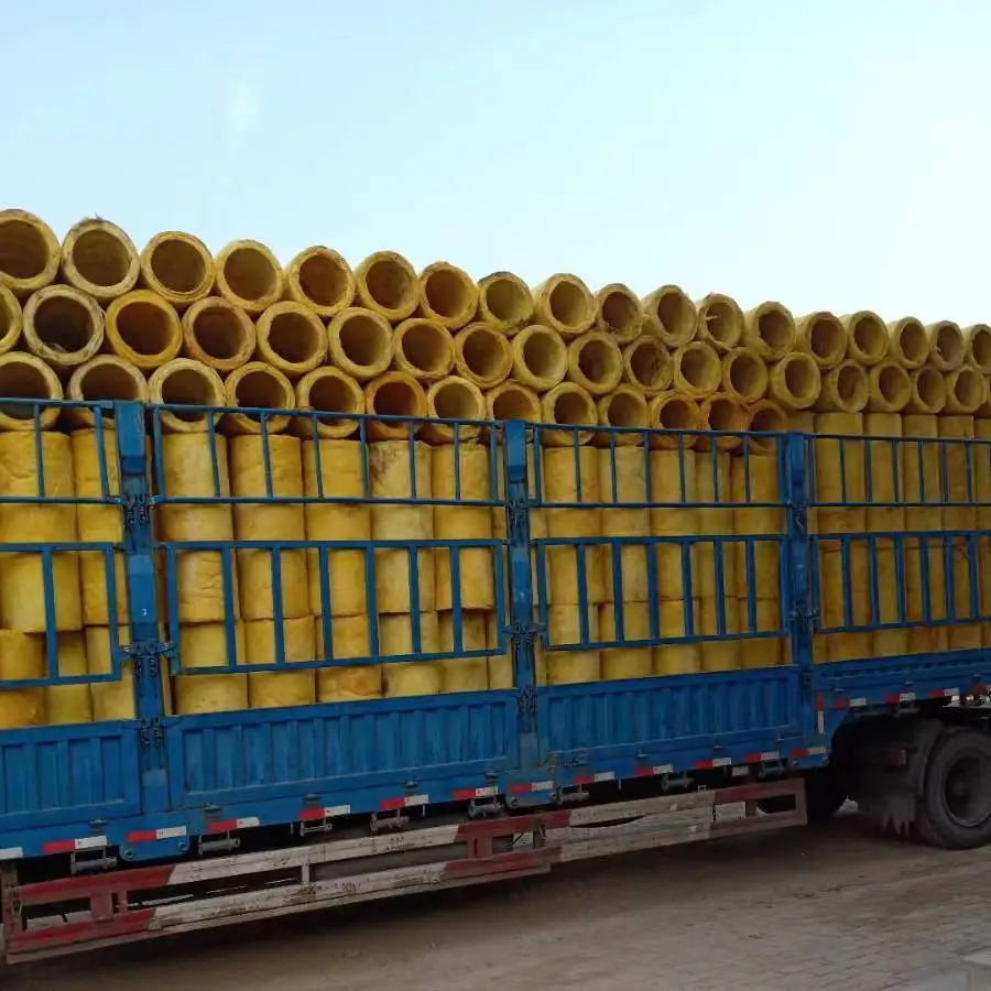 Insulation manufacturer china production line price glass wool tube