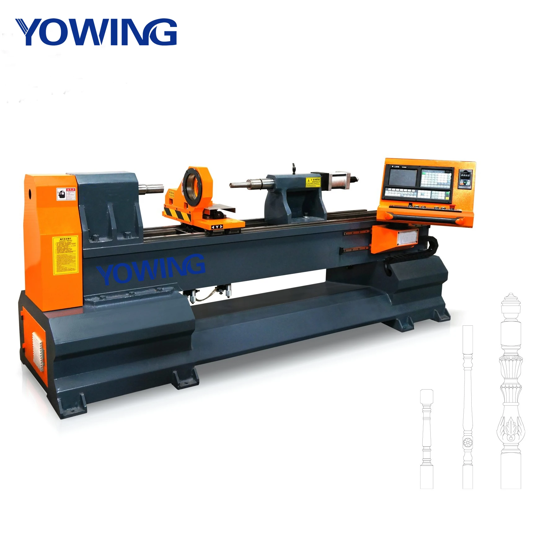 Factory Price Wood Carving Woodturning CNC Lathe Machine MC3015