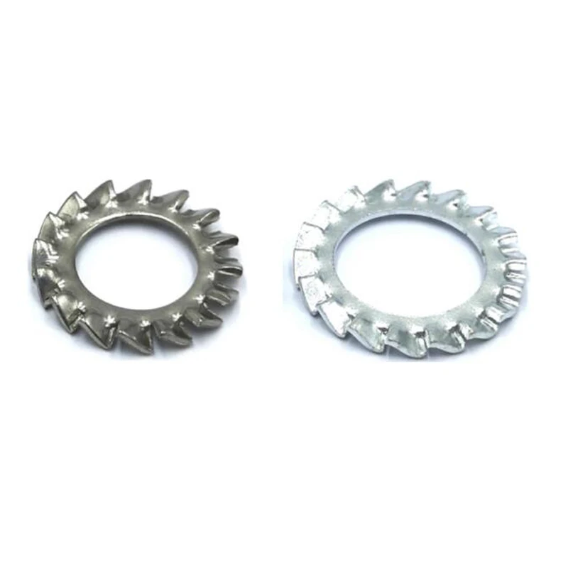 M6 ASTM A193 A914 B8 B8M B8T ASTM A453 GR660 A286 18-8 Stainless Steel Plain Serrated Lock Washer With External Teeth DIN6798
