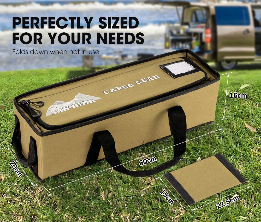 SAN HIMA Waterproof Cargo Travel Bag Carrier Luggage Storage Bag Car Trunk Organizer Bag