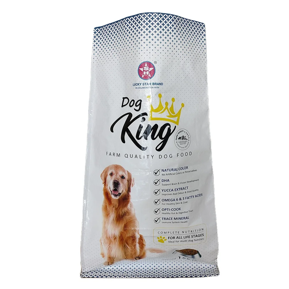 25kg 50kg polypropylene chemical fertilizer bopp laminated pp woven packaging sack bag for sale