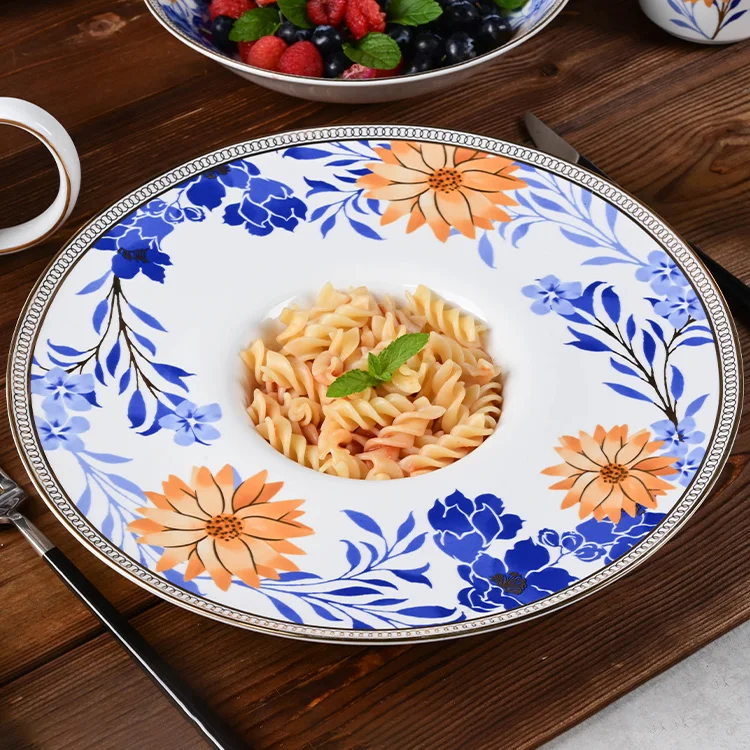 China Crockery Wholesale China Bone Luxury Dinner Set Dinnerware Set Arabic