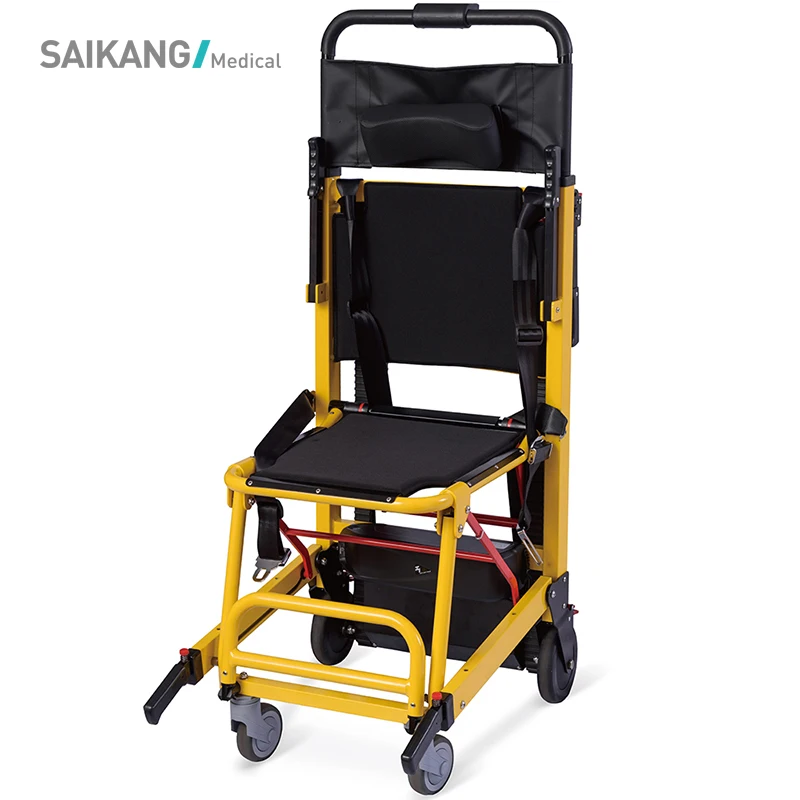 SKB1C02-1 Cheap Foldable Electric Ambulance Aluminium Alloy Stair Folding Stretcher