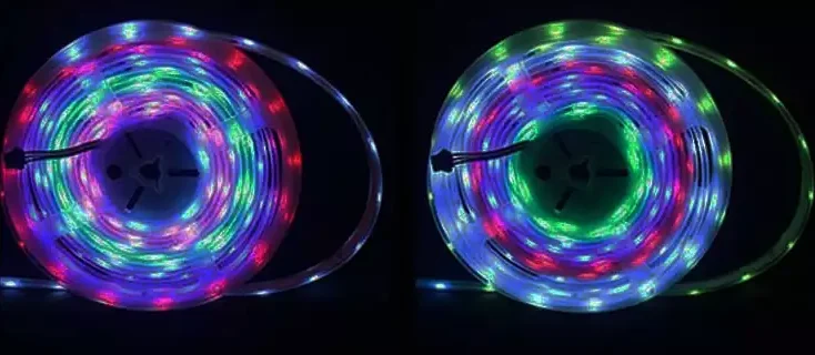 Изменяющий Цвет светодиодный свет SMD 5050 RGB DC5V SKU6812/ws2815 пиксель rgb светодиодные полосы света