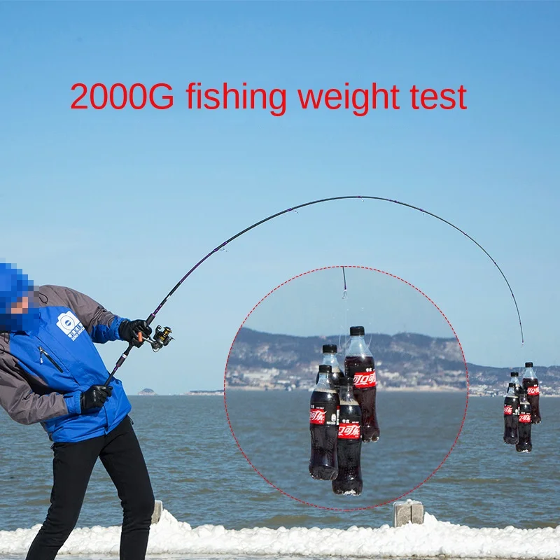 Tcoedm FUJI Parts 1.9m 1.95m High Carbon Jig Fishing Rod Saltwater Slow Pitch Action Jigging Rod