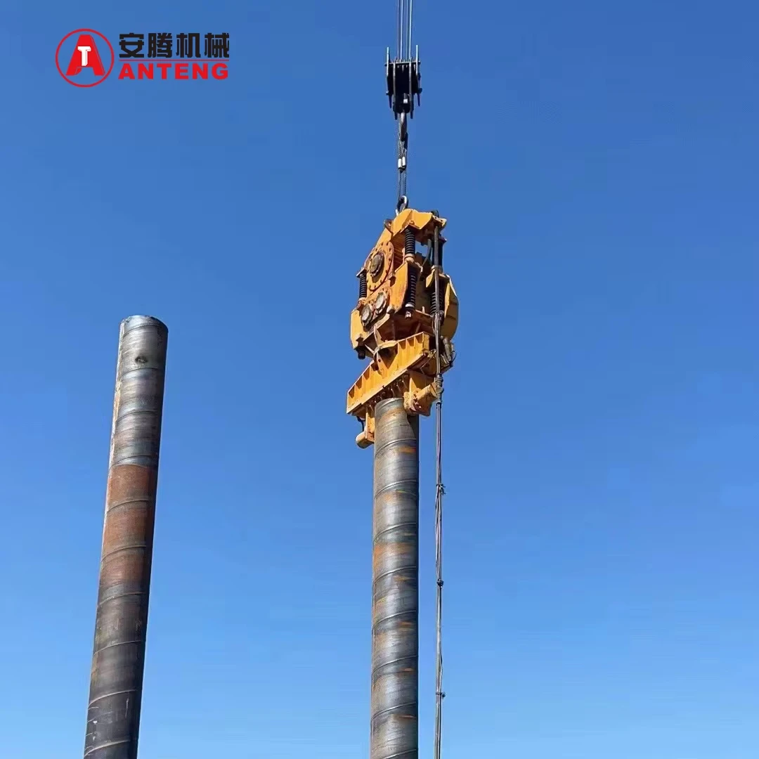Electric Vibro Pile Driver for sheet tube H I beam piles