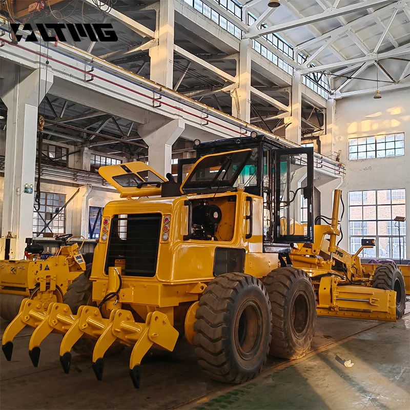 LTMG 180hp 190hp 220hp Motor Grader with front blade and rear ripper