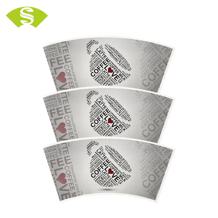 eco-friendly biodegradable pla coated paper cup fan supplier