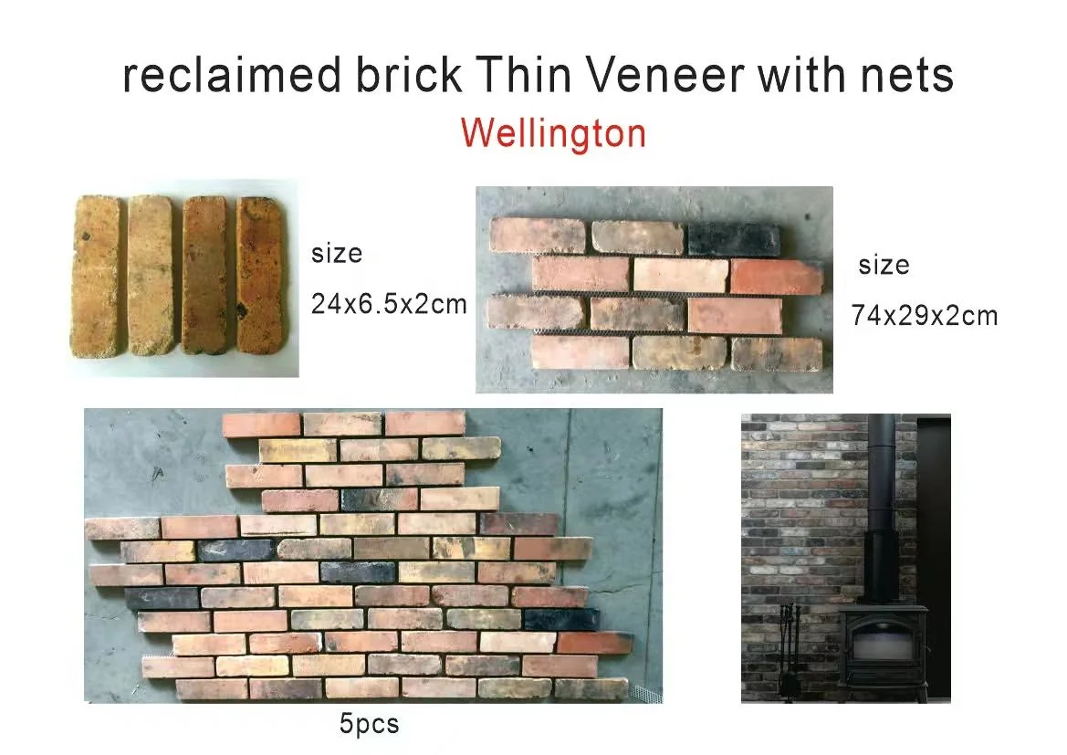 Antique Reclaimed Wall Cladding Clay Bricks Old Bricks