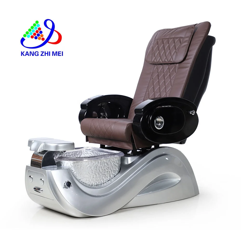 Kangmei Beauty Nail Salon Furniture Pipeless Whirlpool Jet European Human Touch Massage Foot Spa Manicure Pedicure Chair