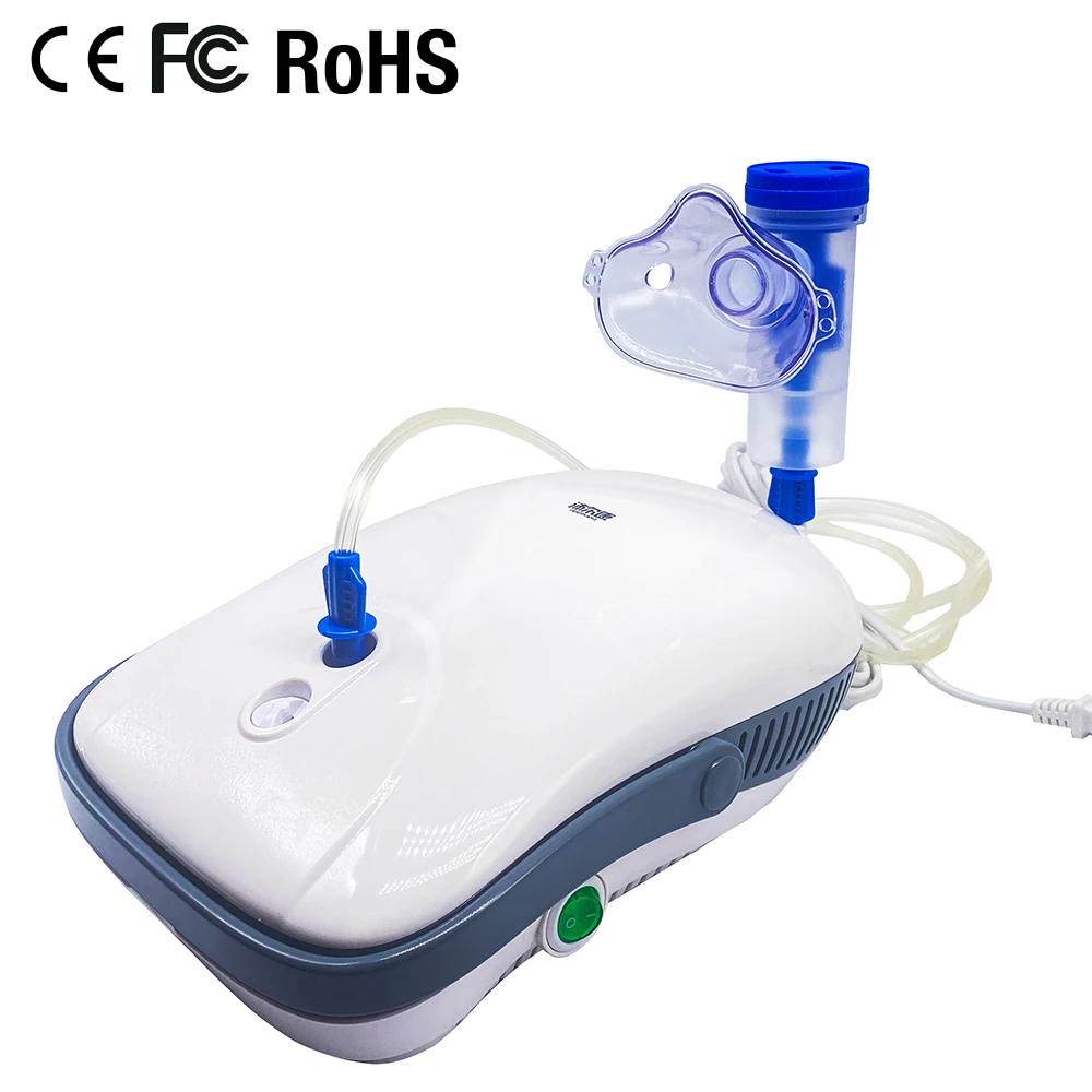 
Factory price CE ISO Atomizer Portable Machine Mesh Compressor Medical Disposable Nebulizer With Mouth Piece 