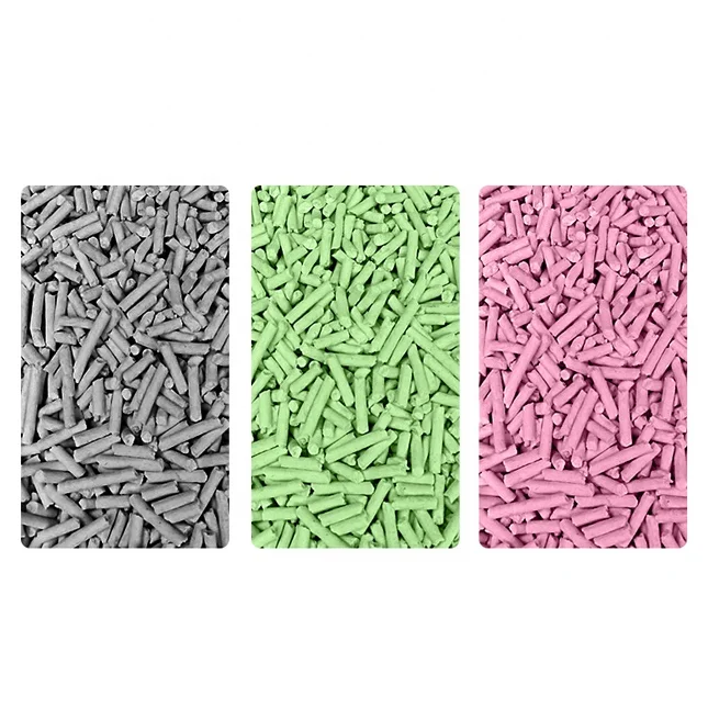 Highly Absorbent Eco Clean Crushed Tofu Cat Litter With Vacuum Plastic