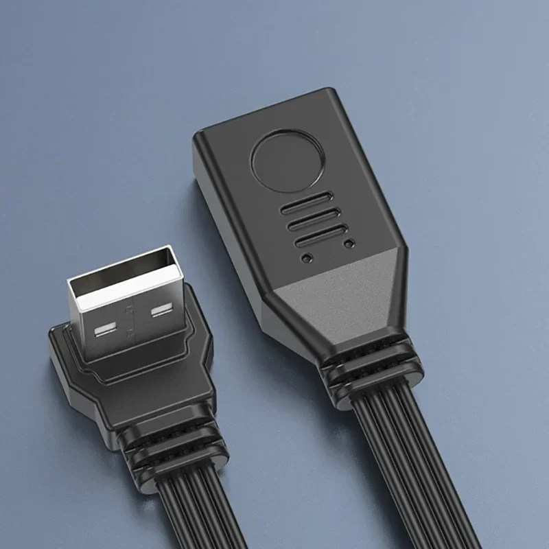 5cm 10cm 15cm 30cm 50cm 100cm 90 Degree Up & Down & Left & Right Angled USB 2.0 A Male To USB Female Extension Adapter Cable