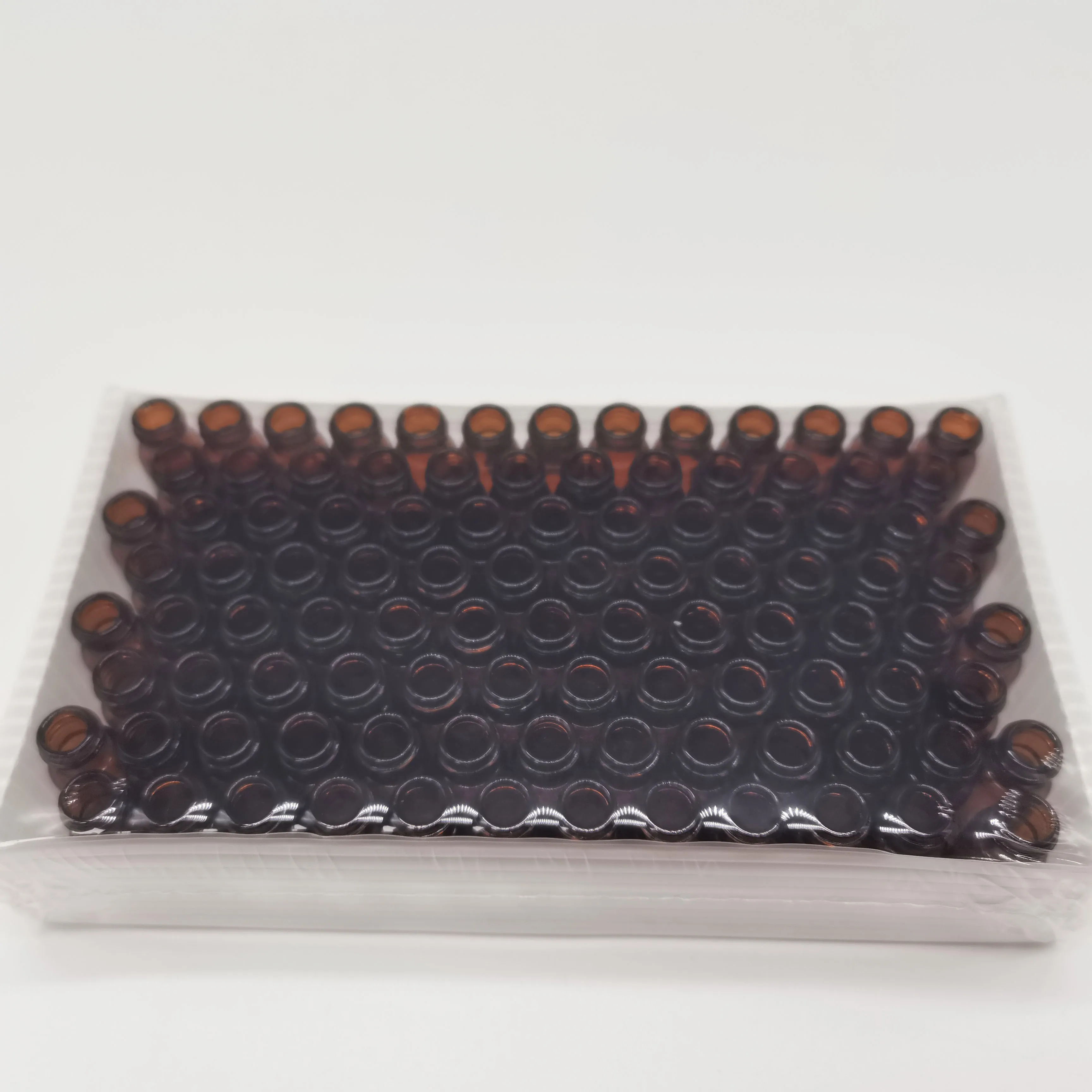 Homay packaging 1.5/2ml hplc glass vials with screw cap for chemical experiment